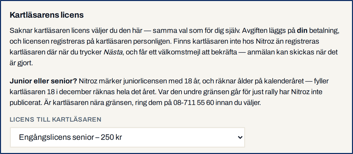 Skärmdump: Kartläsaren